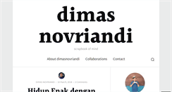 Desktop Screenshot of dimasnovriandi.com